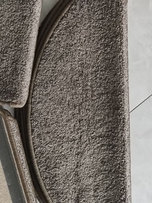 Covorașe trepte Taupe 17 buc