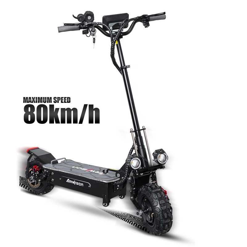 Trotineta Electrica ARWIBON Q06 PRO, 5600W, 80 km/h,  SAMSUNG 60V 27AH