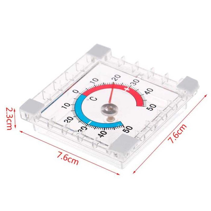 Termometru exterior analog pentru fereastra autoadeziv rezisten la apa