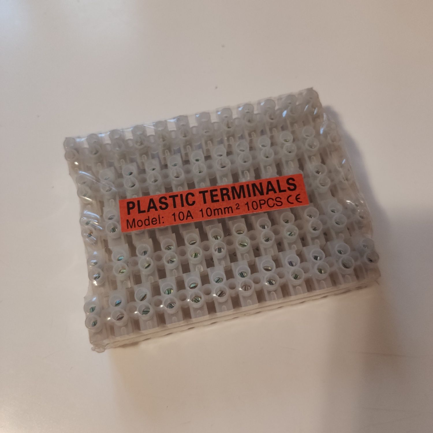 Пластиковая клеммная колодка упаковка