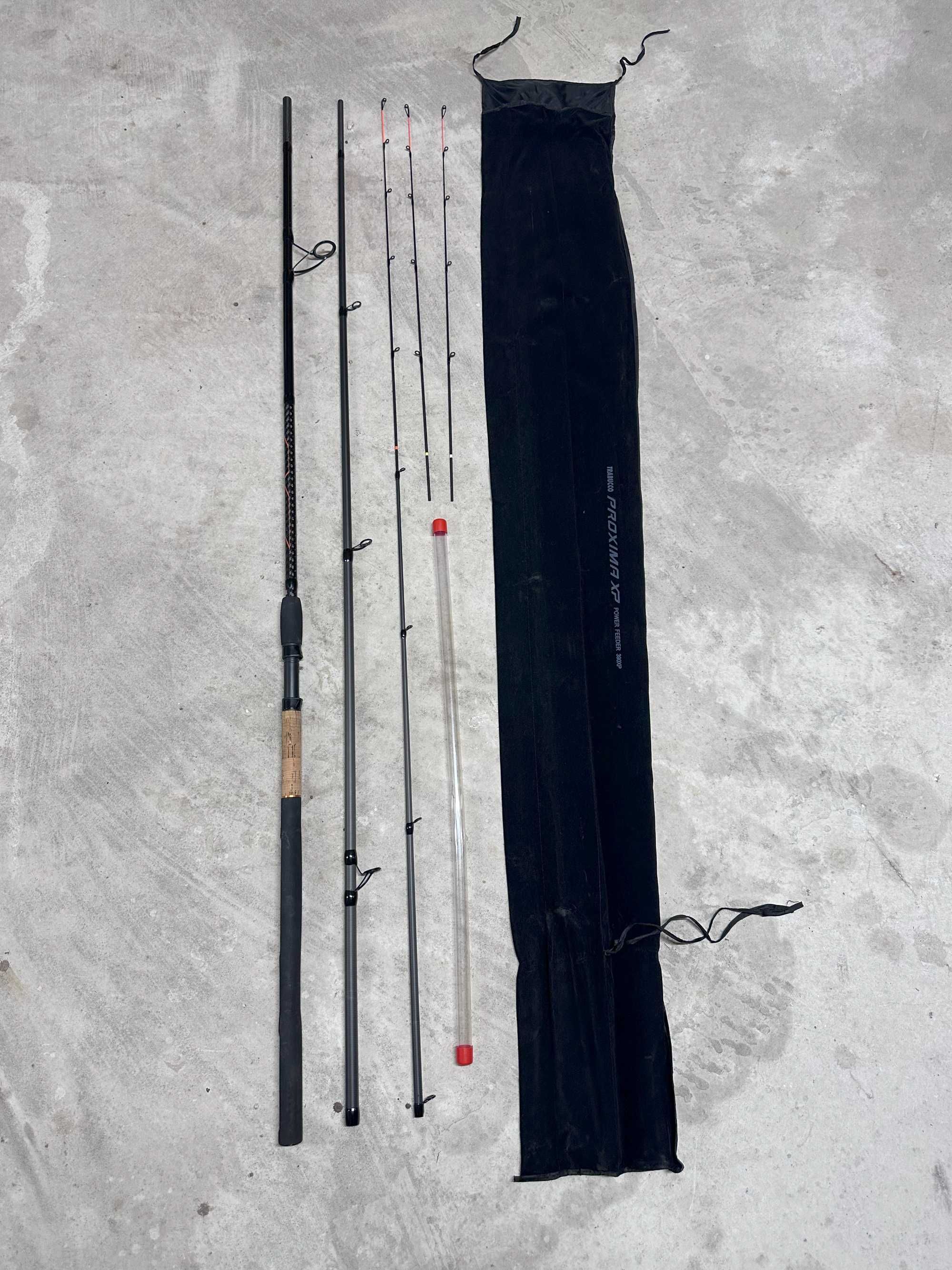 Trabucco Proxima XP 3,90 150g + Mulineta Virtus XF 6500 + tambur rez