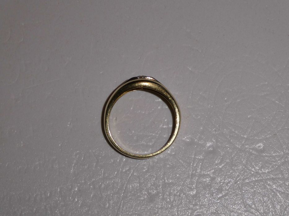 INEL AUR 18K + 1 Diamant = 0.25ct. - Model Deosebit - Vintage - 4.7g !