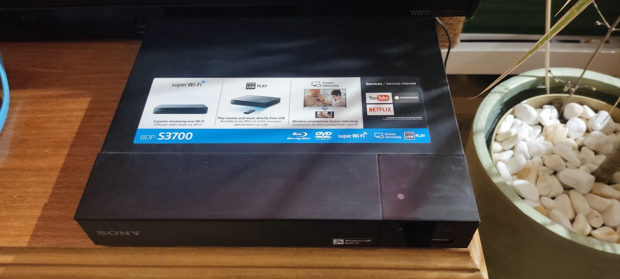 Блу рей плеър Sony bdp s 3700 blue ray