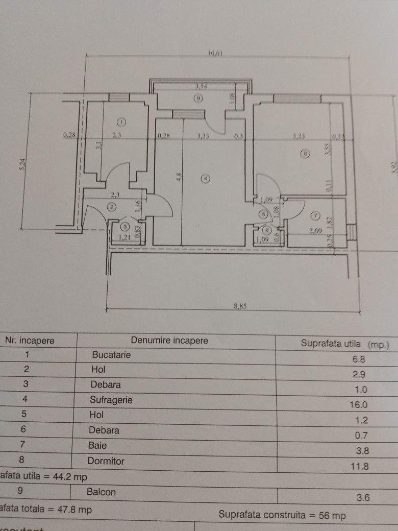 Vând apartament Bușteni.