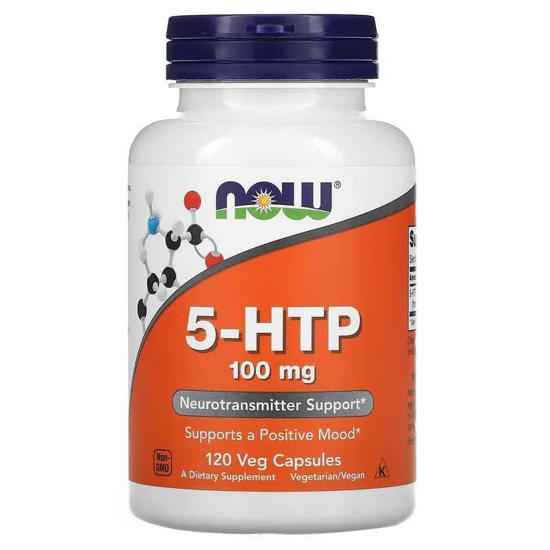 NOW Foods 5-HTP 5-гидрокситриптофан 60 и 120 капсул