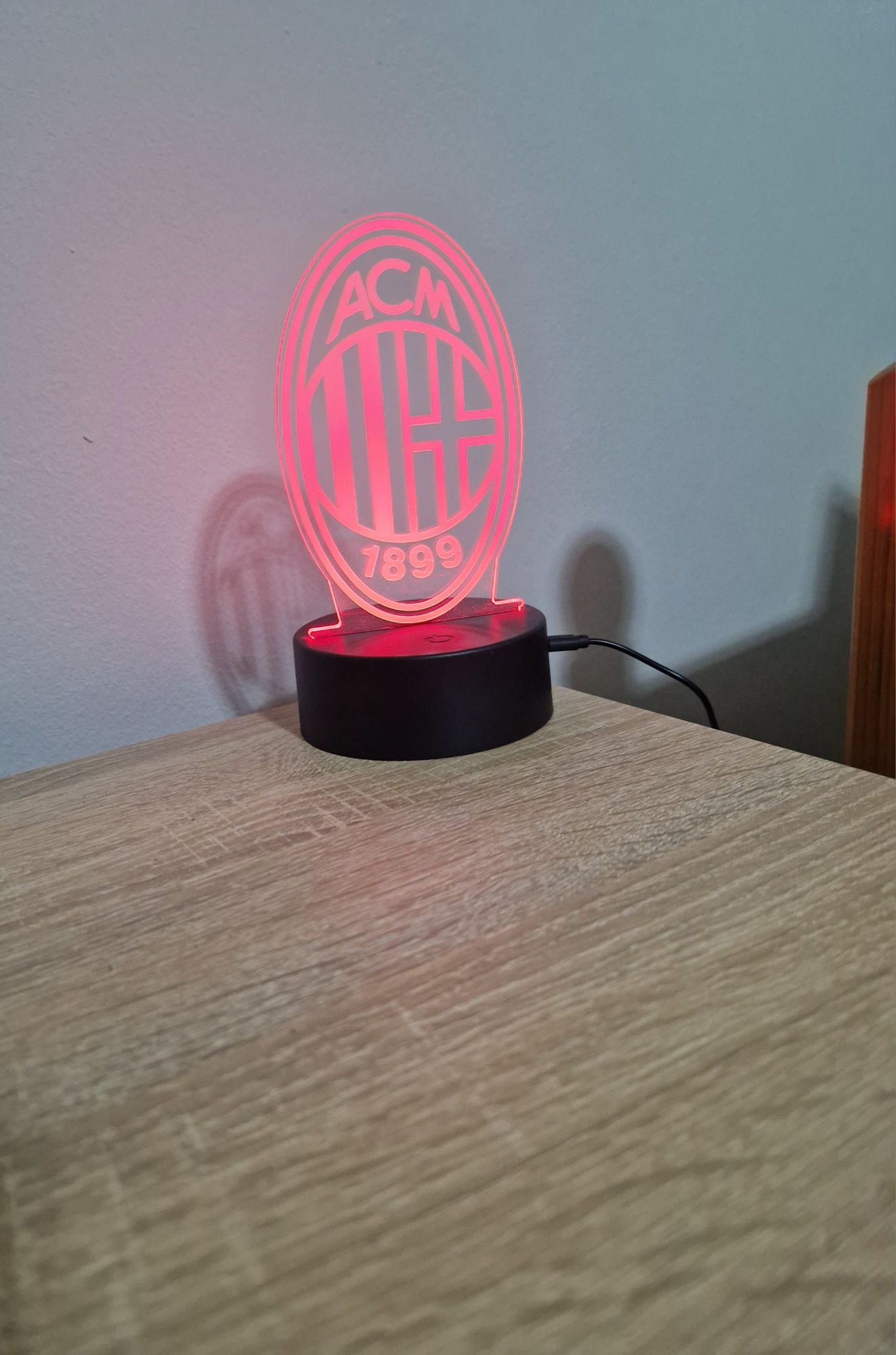3D LED лампа AC Milan