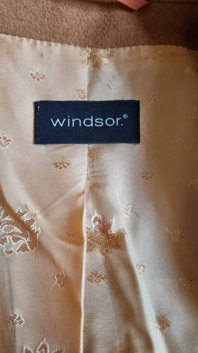 Blazer/sacou Windsor, angora 60%, lana 40%, bej camel, marimea m-l