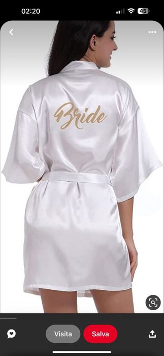 Halate pentru mireasă personalizate