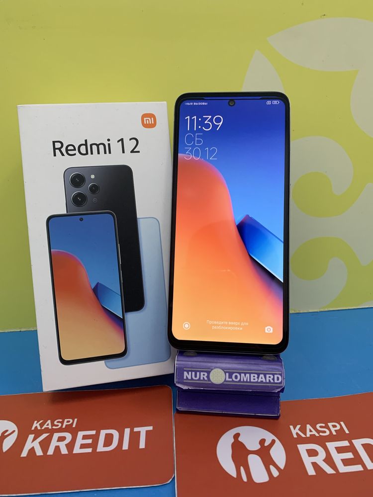 РАССРОЧКА Redmi 12 256gb Нур Ломбард код 1351