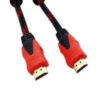 Кабель HDMI M - HDMI M, LAN, чёрно-красный, 1.5 м
