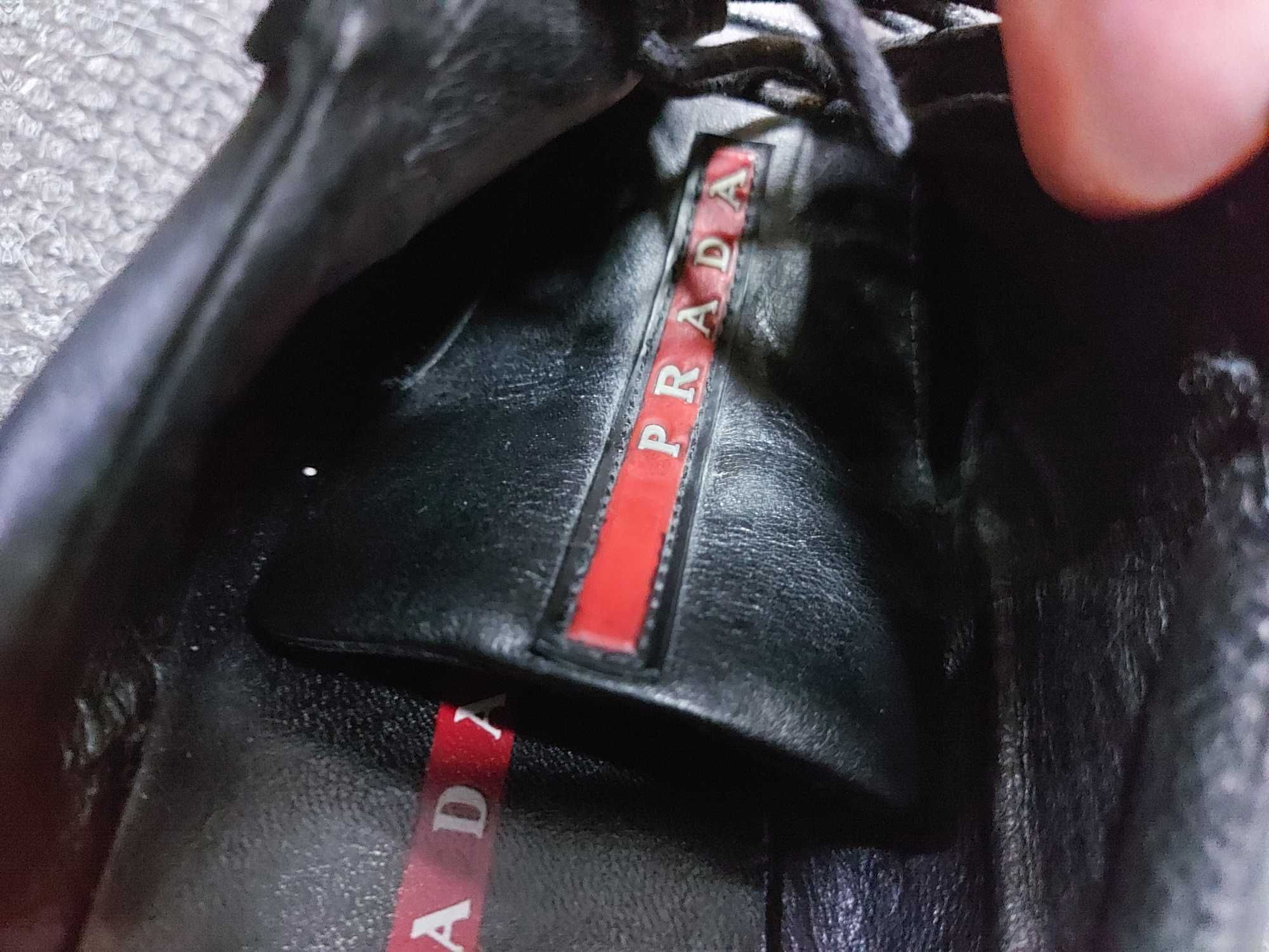 Prada мъжки кожени обувки 44 номер Оригинални