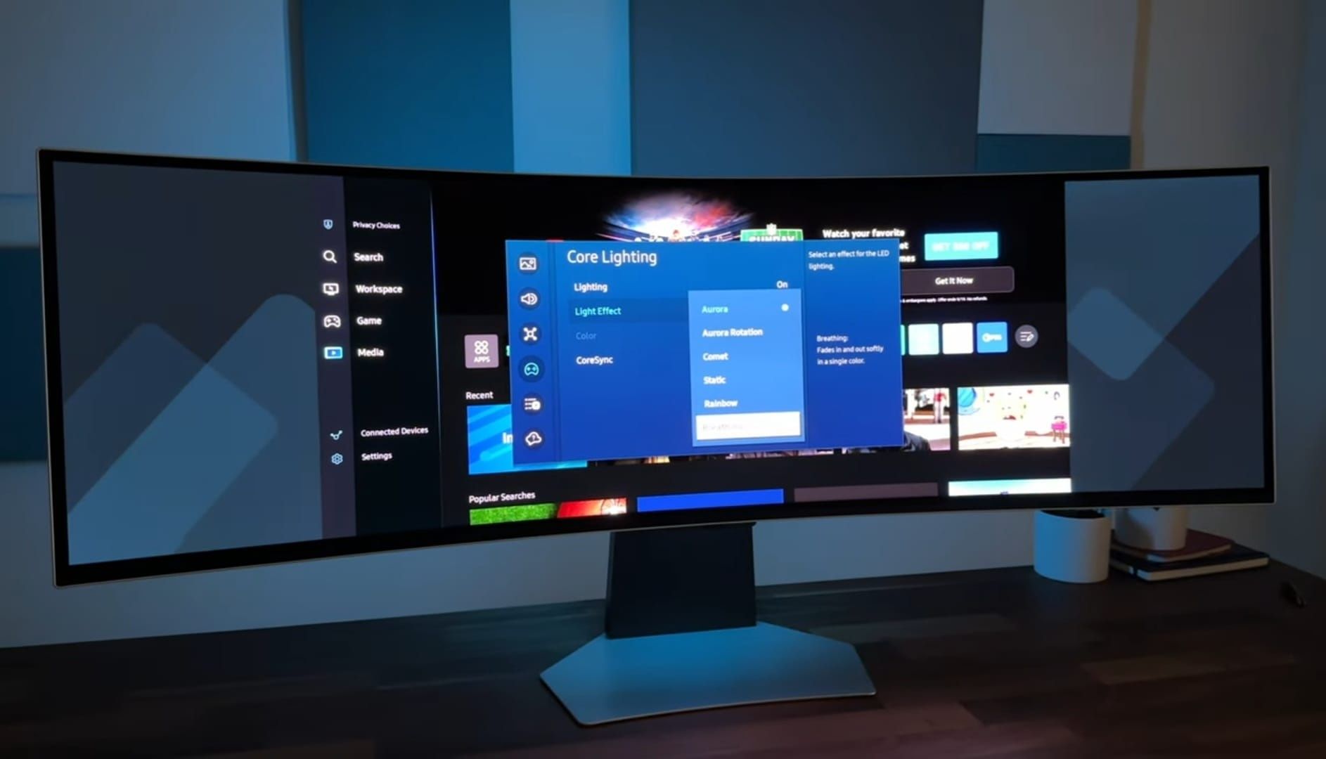 Чисто Нов ! Gaming Монитор - Samsung Odyssey G9-OLED "49" - 240 (Hz) !