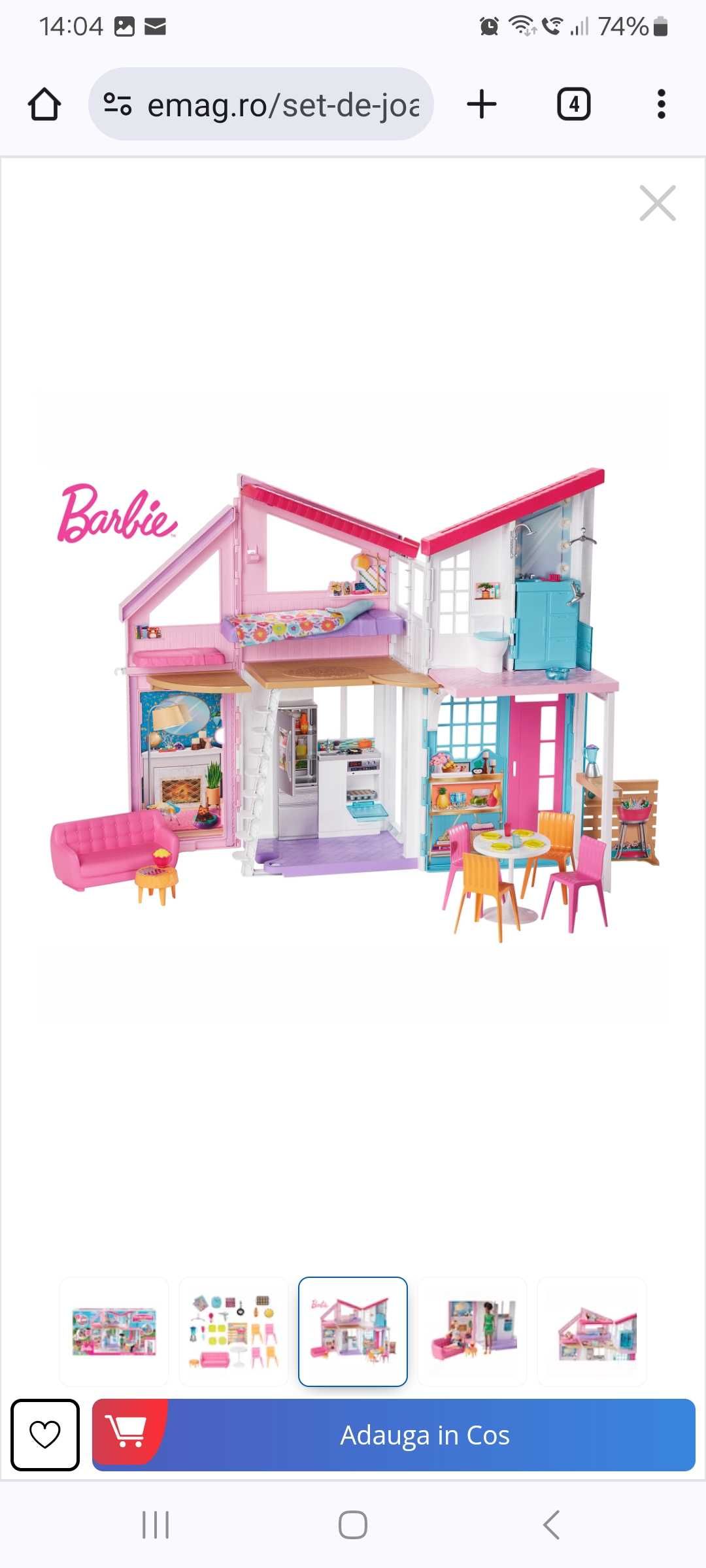 Casuta Barbie ca noua