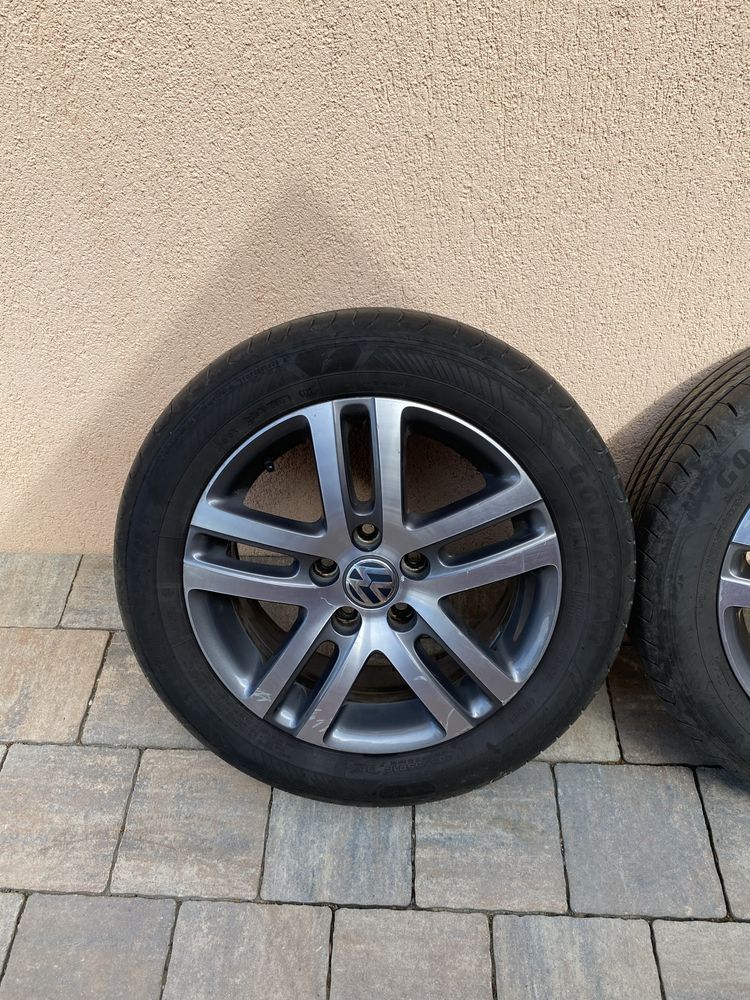 Vand Jante aliaj VW JETTA GOLF PASSAT r16 + cauciucuri noi