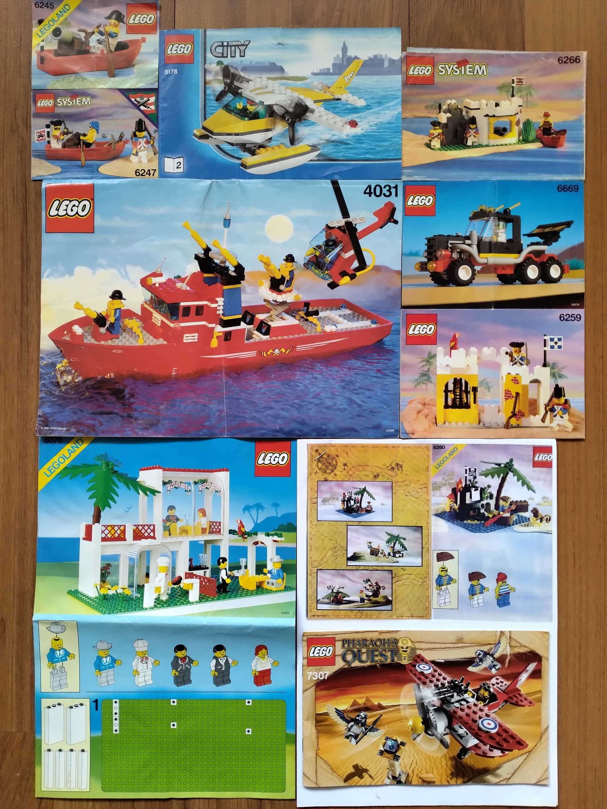 Legoland/Pirates/Pharaons Quest/Paradisa/City - инструкции