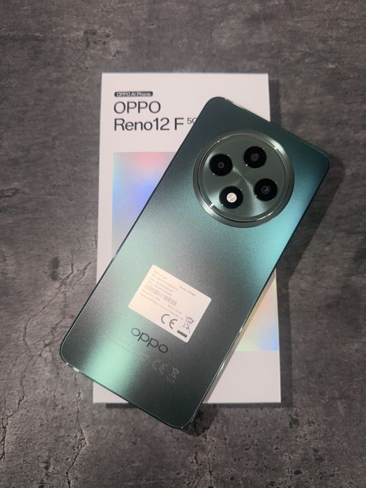 Telefon OPPO Reno 12 F 5G, 256GB, 8GB RAM, Dual SIM, Black Green