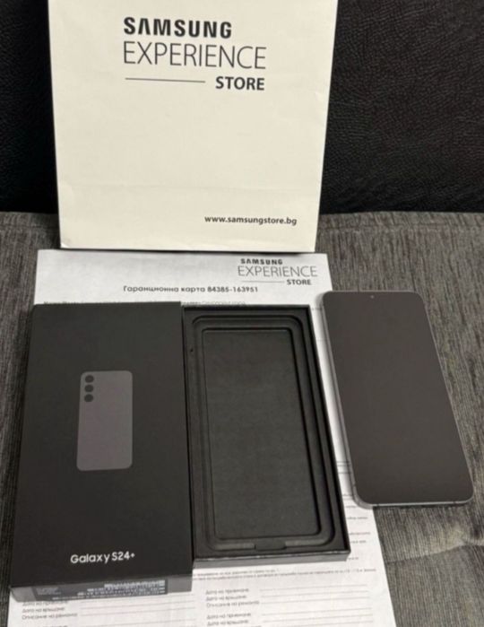 512GB Samsung S24 Plus Experience Store Гаранция 2026 s24 GRAY / Сив