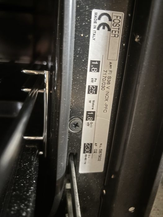 Фурна за пици за вграждане Foster Model: ART. FI S36 V