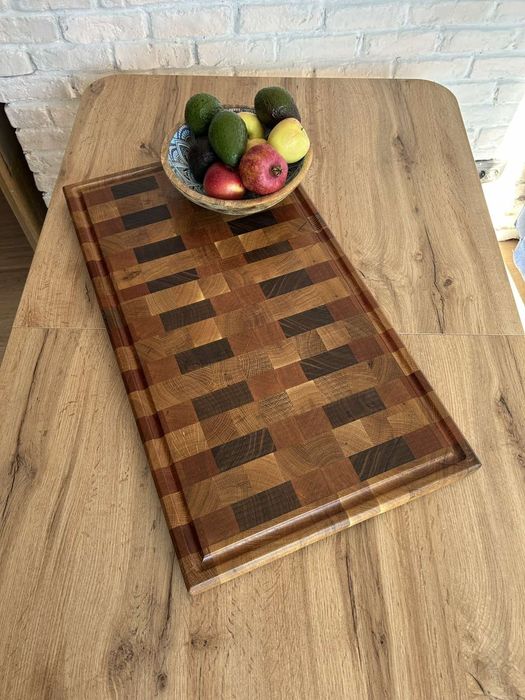 Енд грейн (end grain) дъска за рязане и сервиране