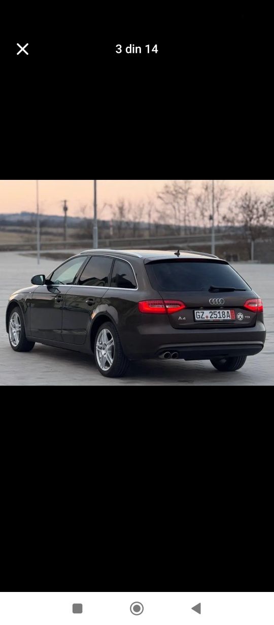 Audi A4 B8.5 automat 2.0 tdi 177cp 2012 euro 5 Preț fix!!!