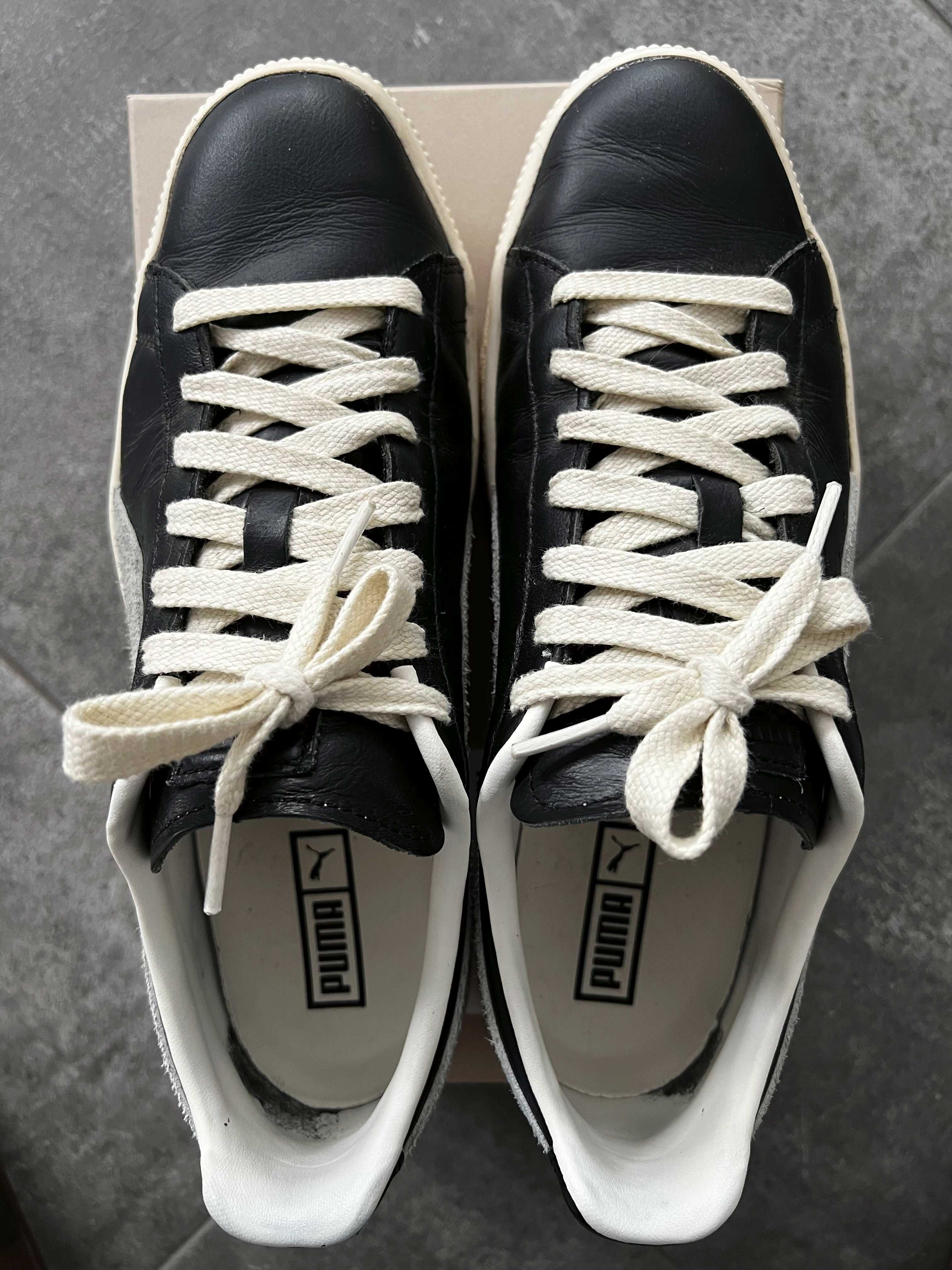 Мъжки кецове Puma Clyde Base - Black-Frosted Ivory 42.5 номер