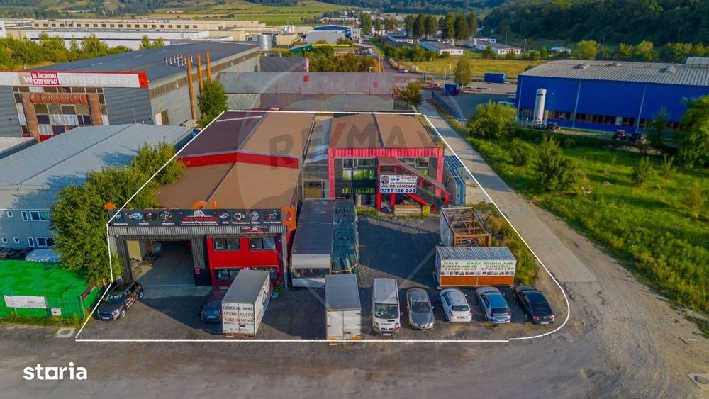 Hala + Spatiu de birouri cu destinatii multiple : Teren 1116 mp