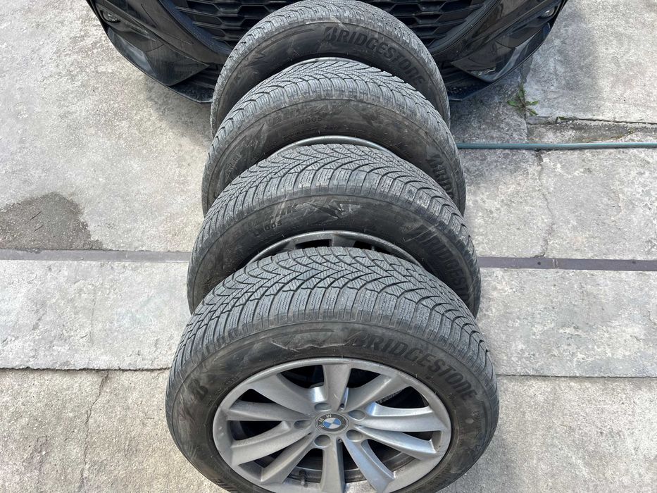 Продавам джанти със зимни гуми и датчици за БМВ/BMW Серия 5/F10/F11!