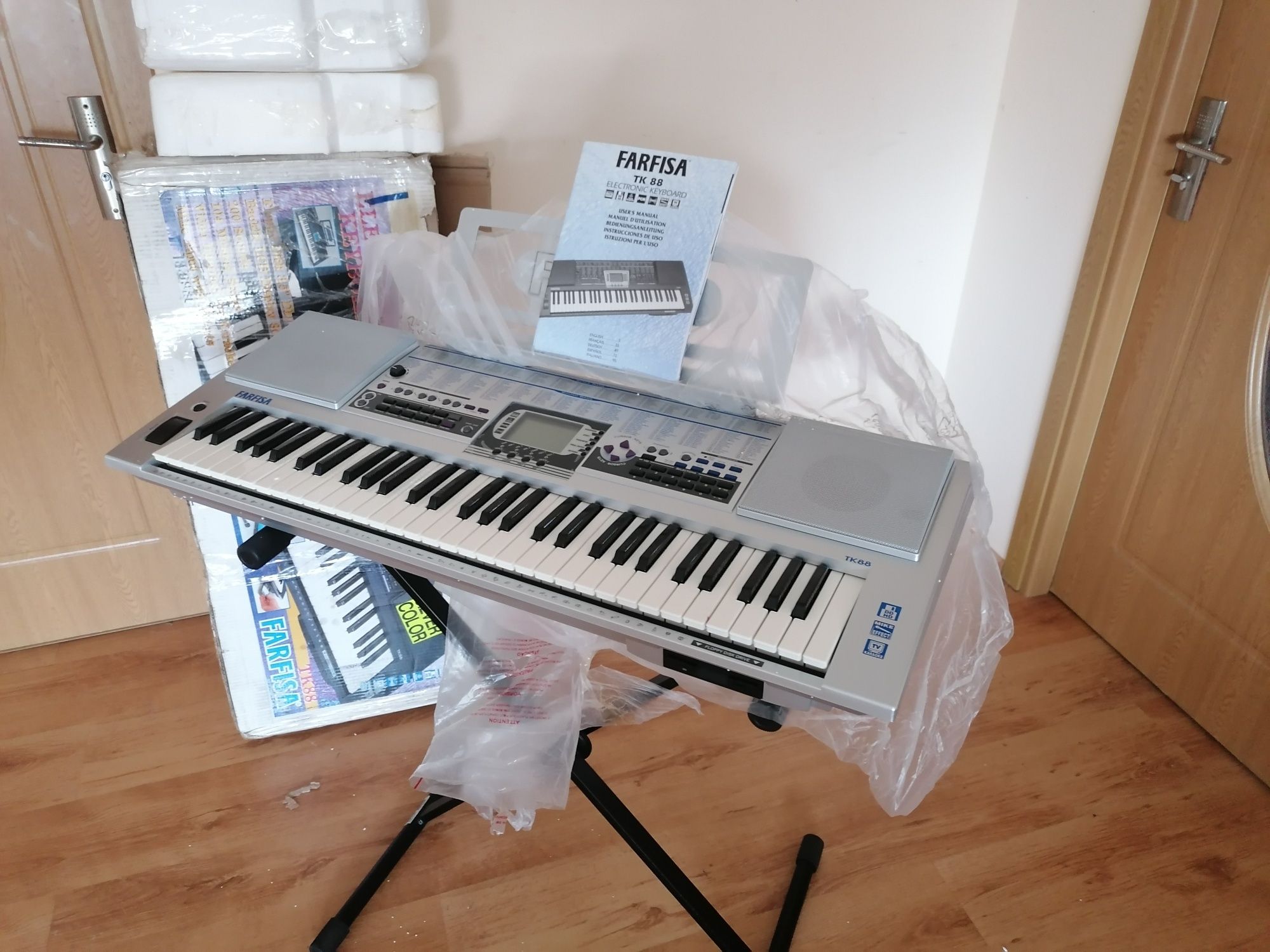 Farfisa TK-88 HDD2 Floppy Disk pian digital orga electronică