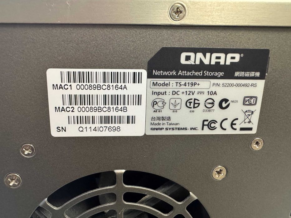 NAS Qnap TS-419P+