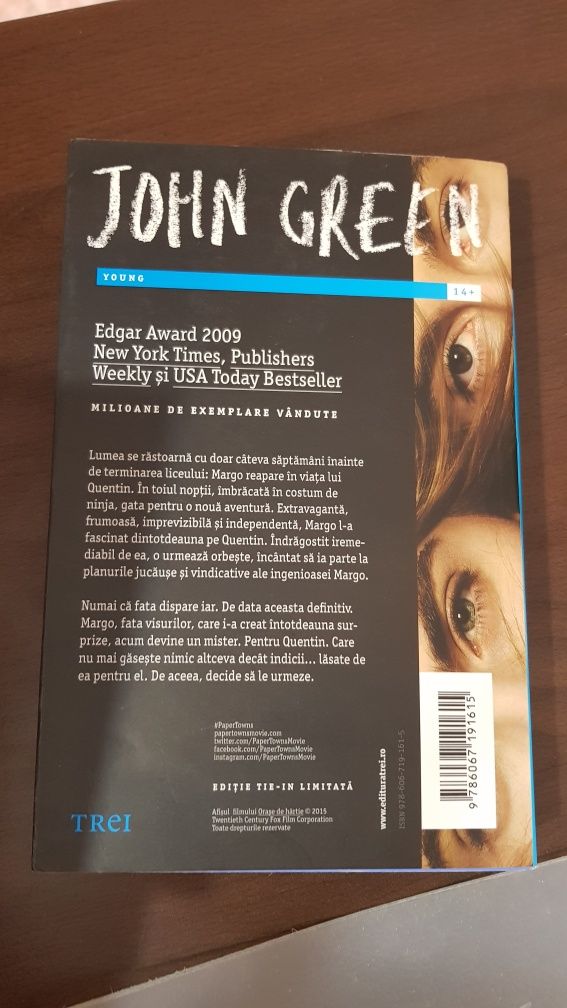 Orase de hârtie - John Green