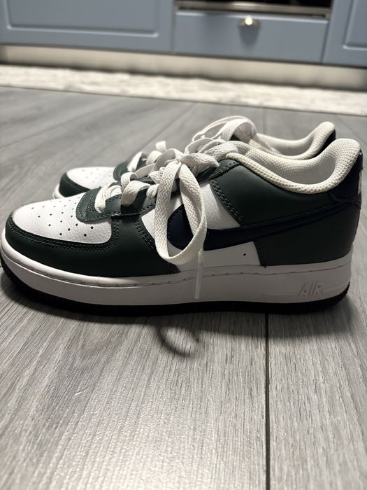 Air force 1 culoare alb si verde