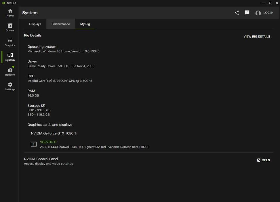 Pc Gaming I5 9600KF 16GB Ram GTX 1080TI