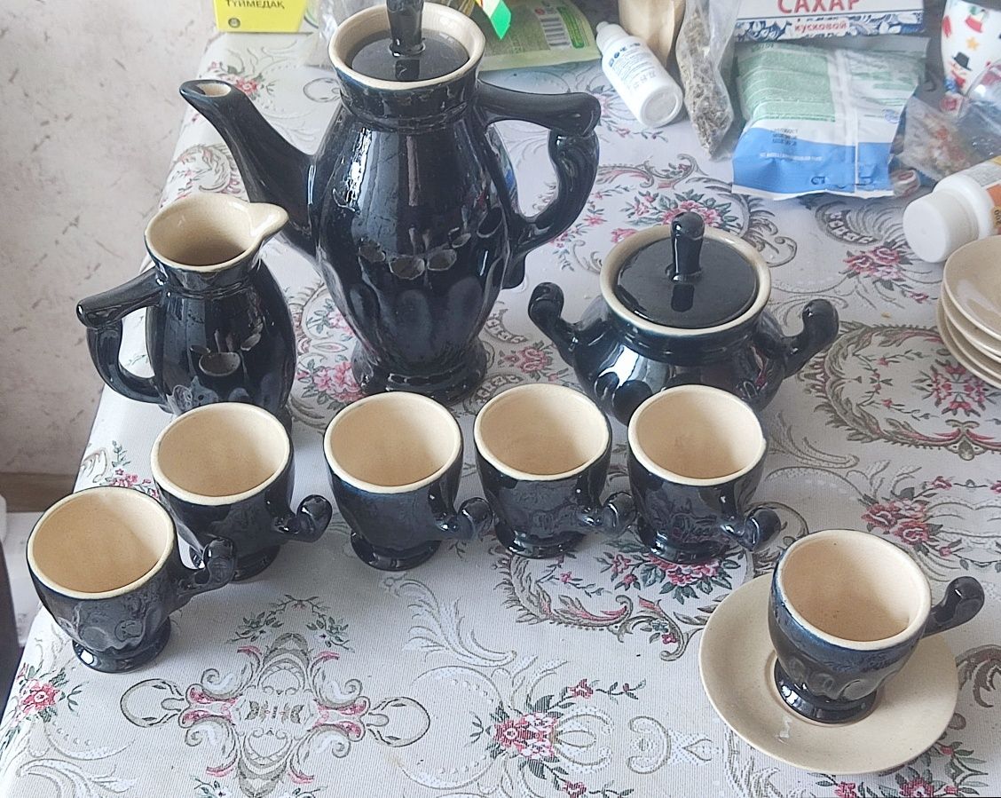 Кофейный сервиз керамический