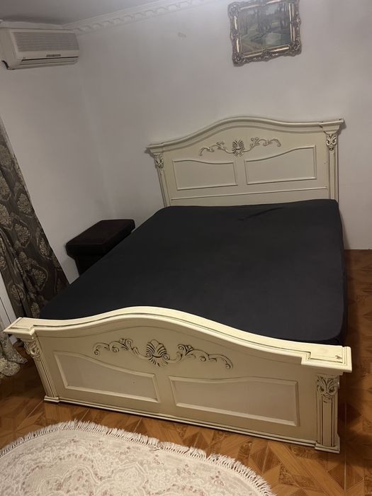 Pat stil baroc ( saltea/noptiera )