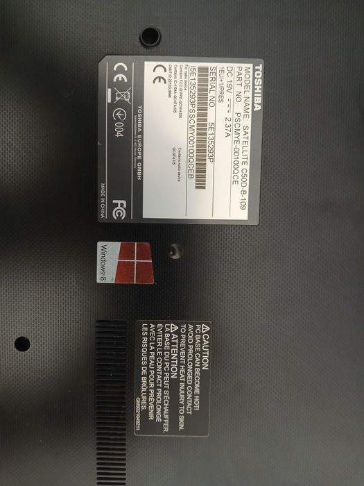 Laptop Toshiba Satellite C50