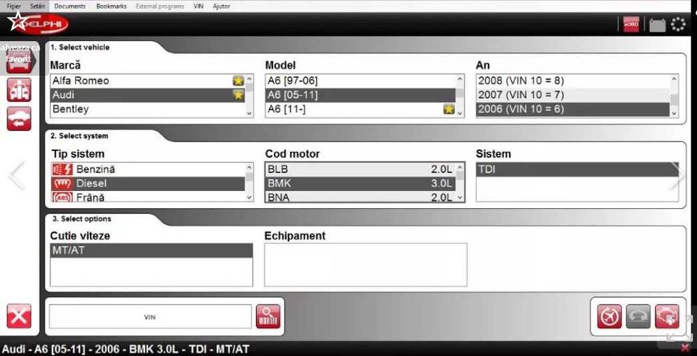 Tester Diagnoza Auto Delphi Multimarca in Lb Romana +Suport instalare