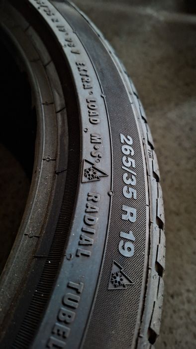 1buc 265 35 R19 Continental iairna M+S cauciuc anvelopa ms 19