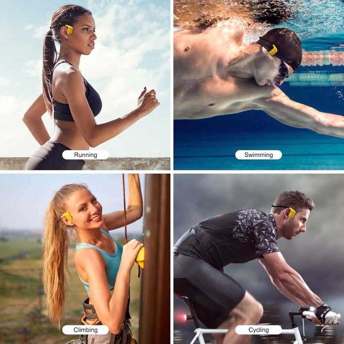 Tayogo W01 – водоустойчиви слушалки с костна проводимост, 8GB MP3, FM