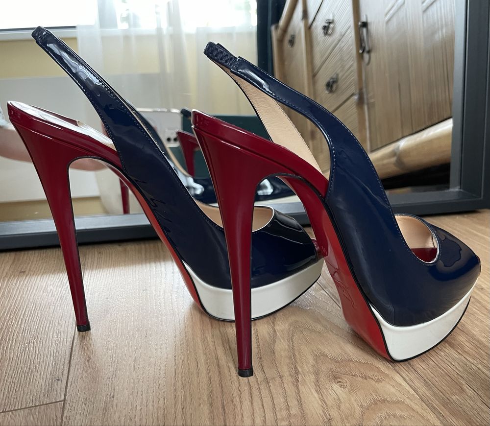 Sandale cu toc Christian Louboutin originale