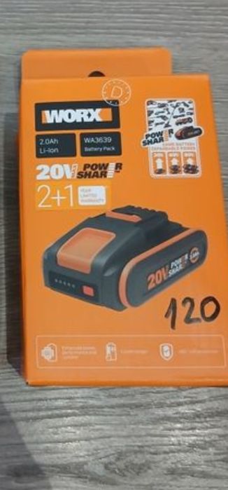 Acumulator WORX POWER SHARE 20 V
