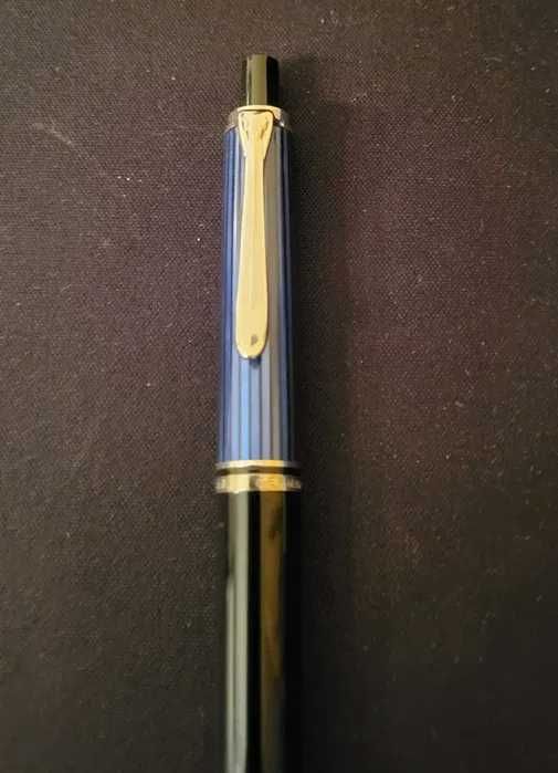 Pix Pelikan Souveran K405 negru-albastru Paladiu 24k, stare f. buna