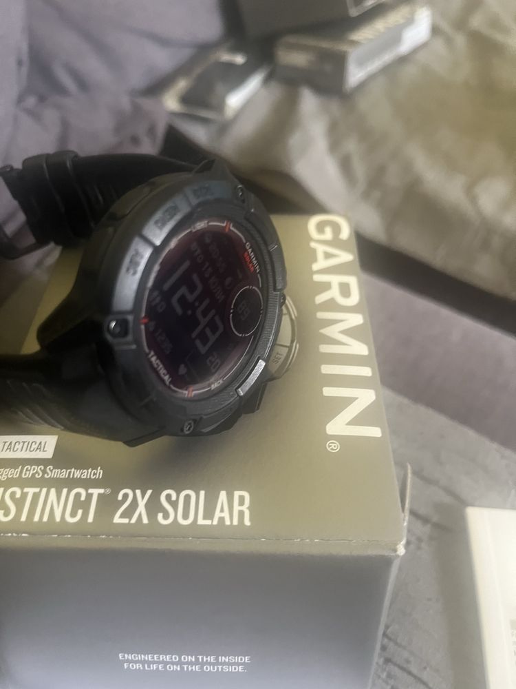 Часовник Garmin instinct 2x solar tactical