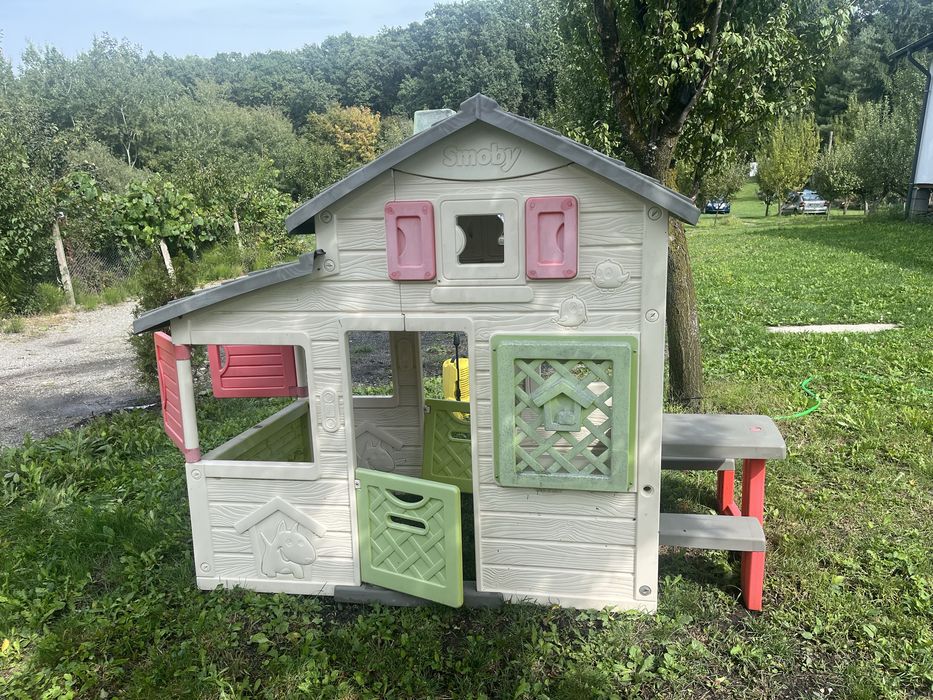 Casa + topogan Smoby