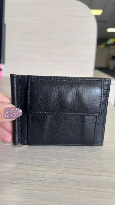 Кожаные натуральные новые европейские портмоне, мужские кошельки