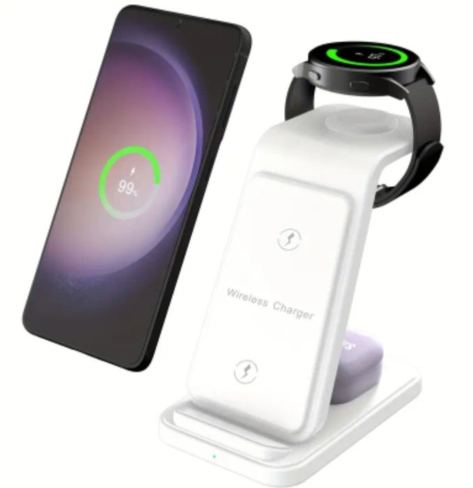 Încărcător Wireless 3 în 1, pentru Android