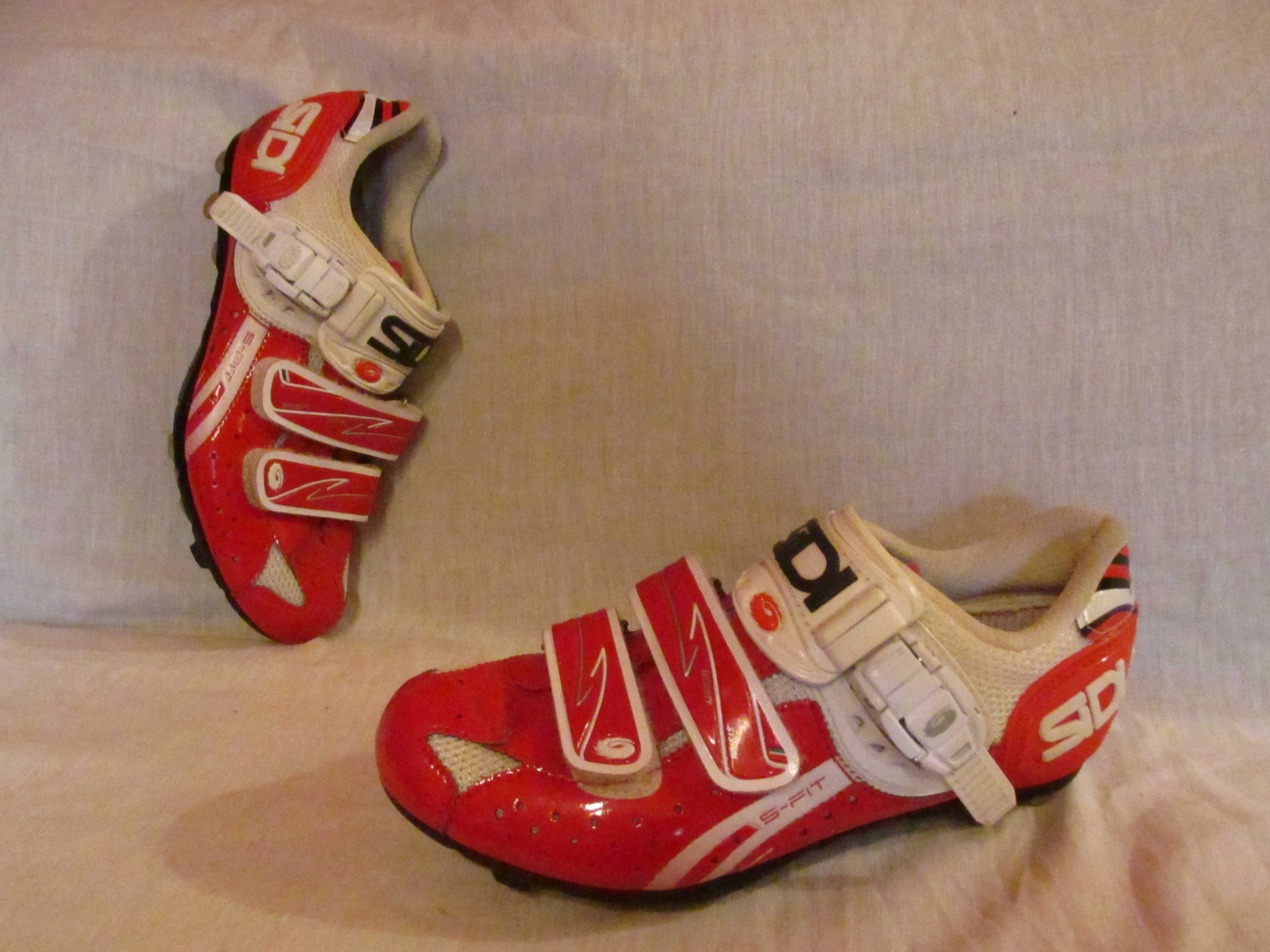 Pantofi ciclism MTB Sidi+placute, marime 37 (23.5 cm)
