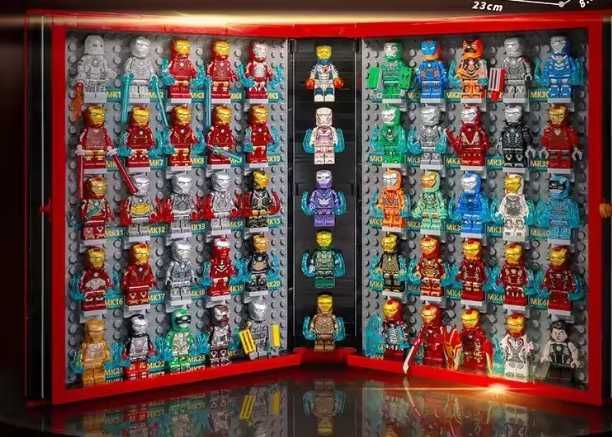 Лего Iron Man Книга с 52 минифигурки (Iron Book 2800+ части)