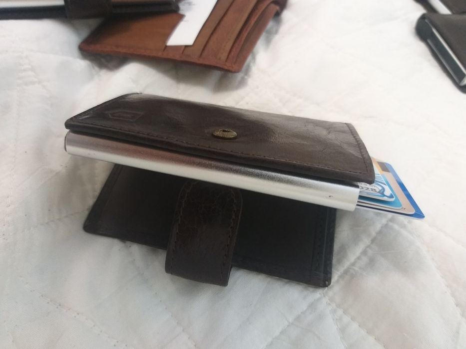 Portcard RFID/portofel piele