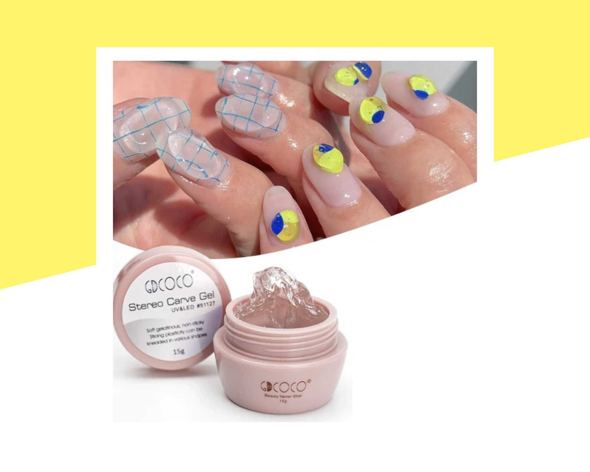 Безцветен пластилин за моделиране Stereo Carve Gel GDCOCO - 15г.