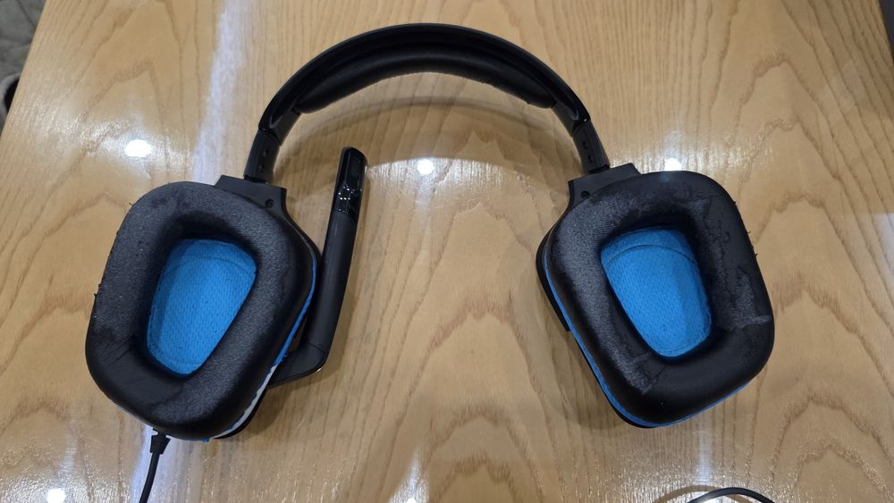Слушалки Logitech G432 ,микрофон ,гейминг ,7.1 Surround Sound ,черни